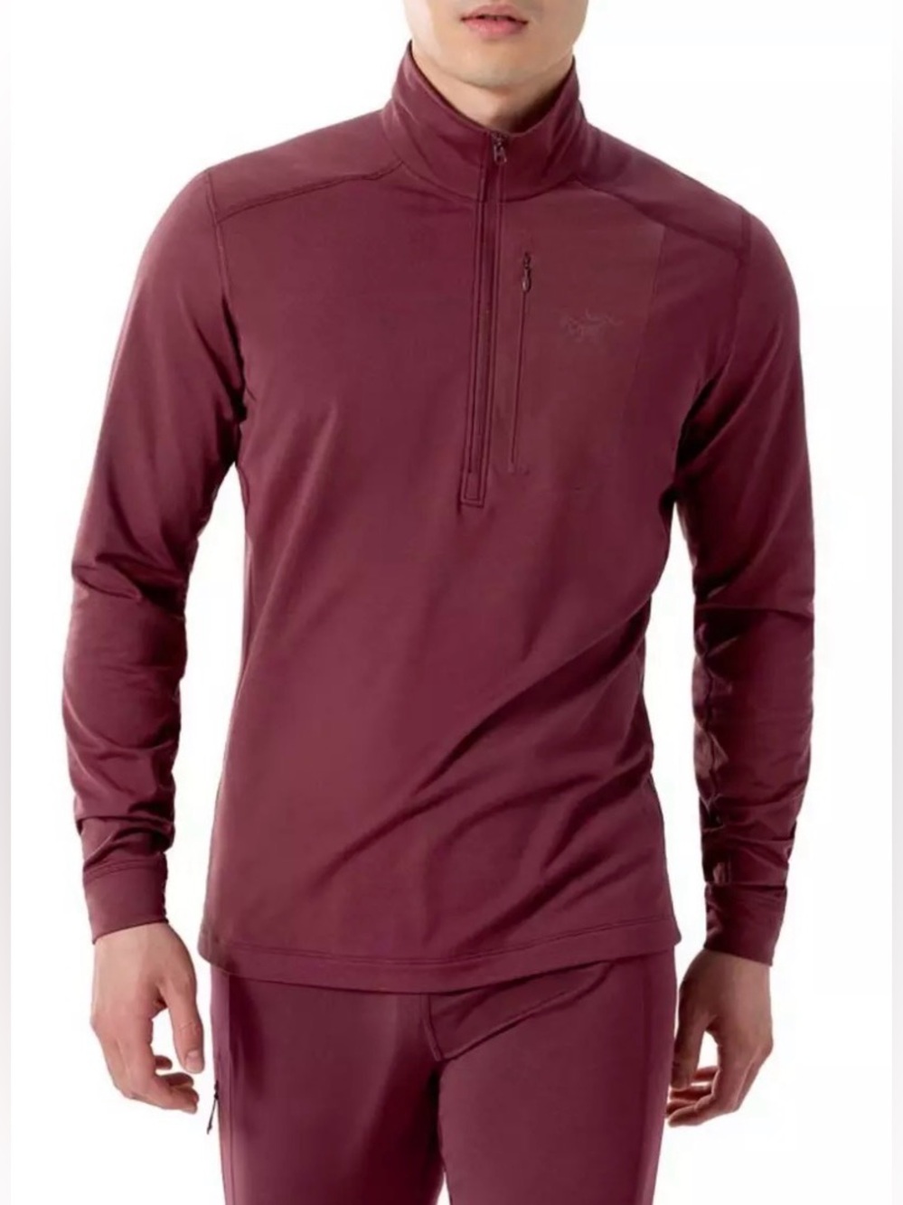 Arcteryx Rho LT Zip Neck Pullover Base Layer Mars Men’s Size XL Brand New